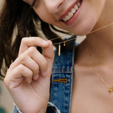 Load image into Gallery viewer, SHINE | Bar Charm With Diamond
