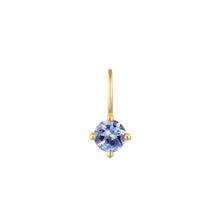 Load image into Gallery viewer, DECEMBER | Tanzanite Necklace Charm
