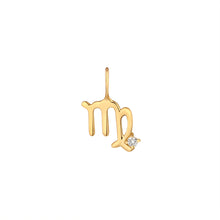 Load image into Gallery viewer, VIRGO | Zodiac Charm With Diamond
