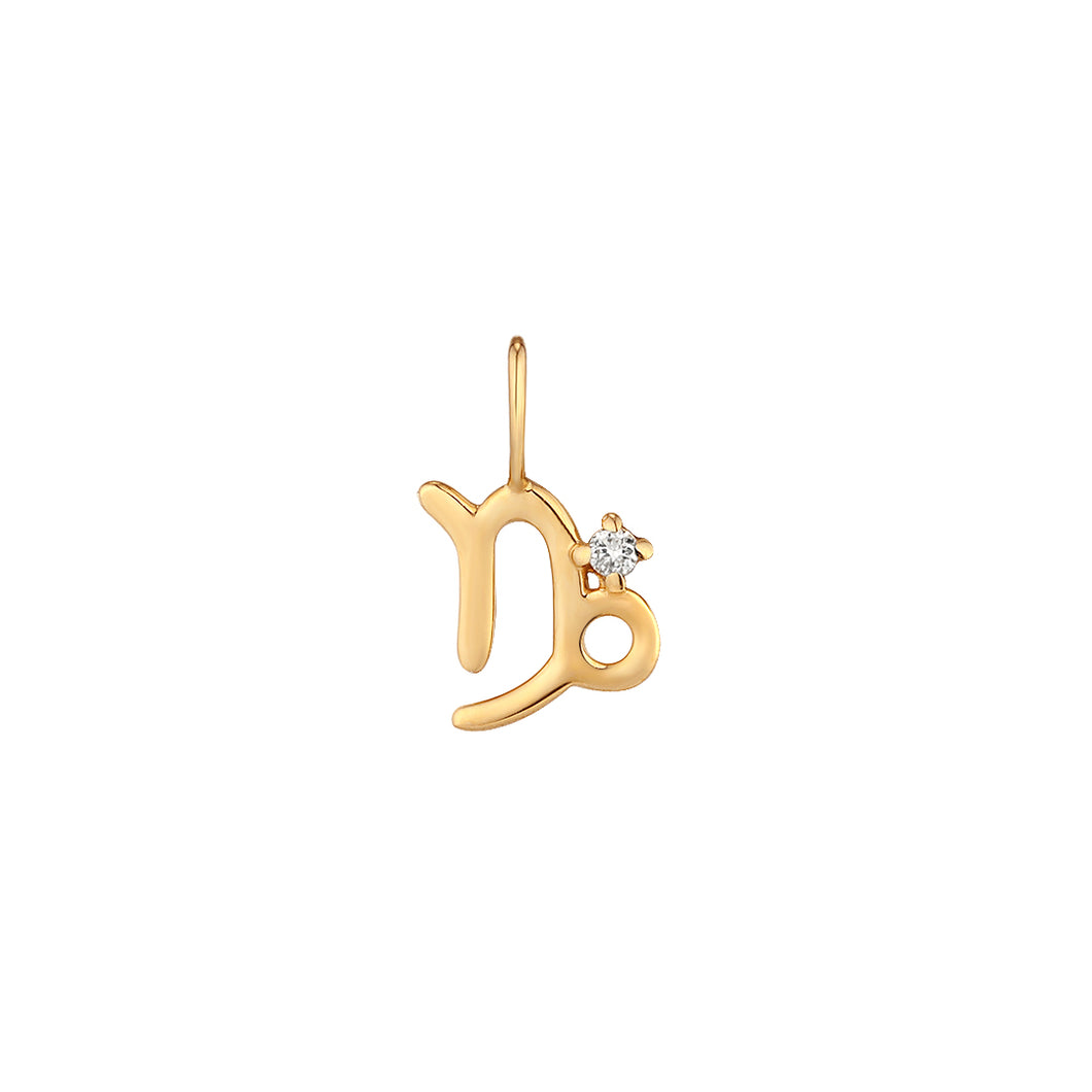 CAPRICORN | Zodiac Charm With Diamond