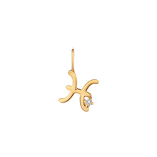 Load image into Gallery viewer, PISCES | Zodiac Charm With Diamond
