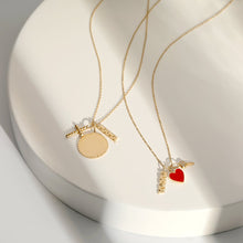 Load image into Gallery viewer, Dulcie | Tiny Candy Red Heart Pendant
